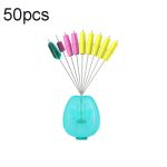 50 Stück Trommeltyp Space Bean Angelzubehör für Angelruten, XL