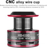 Angelrolle, Metallspule, Spinnrolle, langlebig, verbesserte Räder für Salzwasser oder Süßwasser, HB500, HB1000, HB2000, HB3000, HB4000, HB5000, HB6000, HB7000, HC500, HC1000, HC2000, HC3000, HC4000, HC5000, HC6000, HC7000 – Bild 4