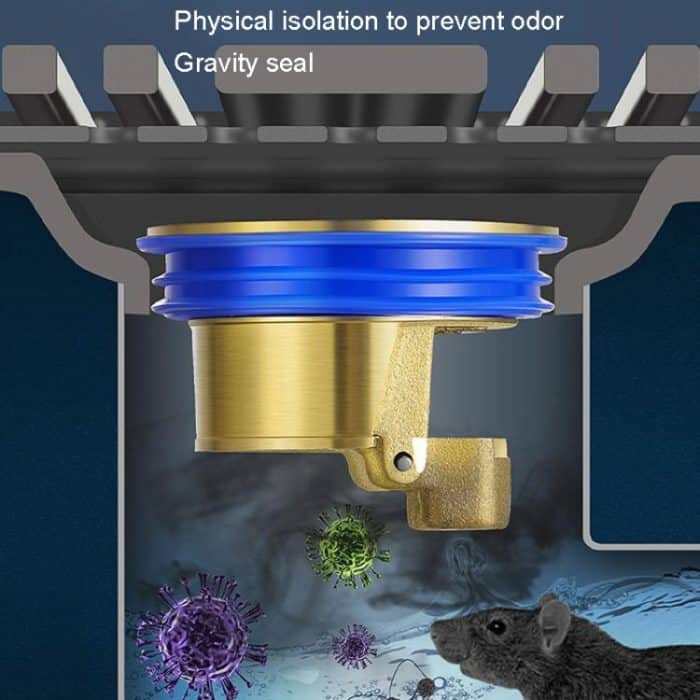 Bodenablauf aus Messing, Innenkern, Badezimmer, Toilette, Universal – Bild 5