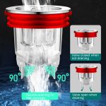 Badezimmer-Bodenentwässerung, Desodorierungsmittel, Dichtungsabdeckung, Innenkern, Toilette, universelles Anti-Insekten-Rohr – Bild 3