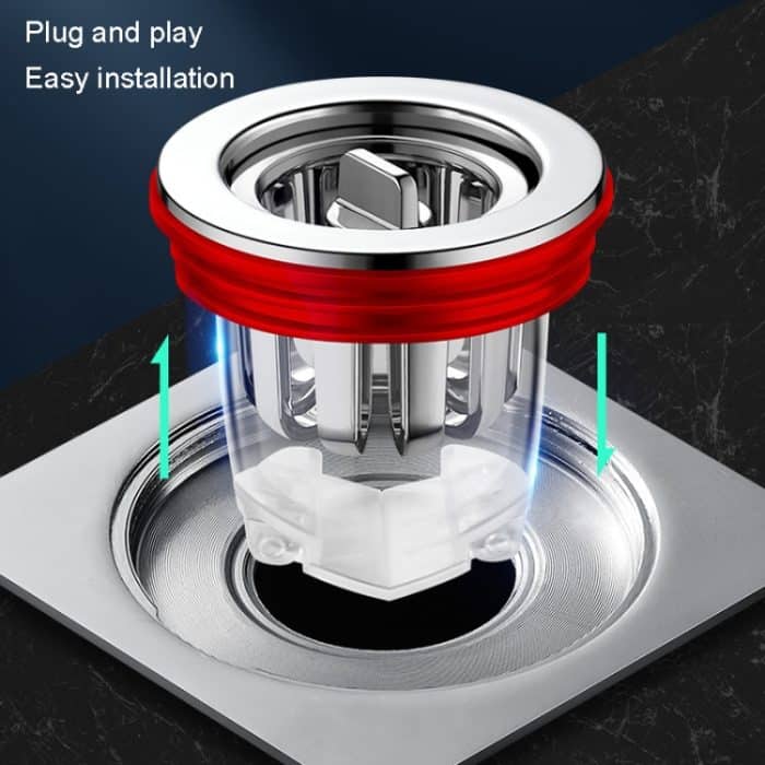 Badezimmer-Bodenentwässerung, Desodorierungsmittel, Dichtungsabdeckung, Innenkern, Toilette, universelles Anti-Insekten-Rohr – Bild 5