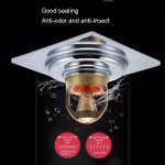 VP403 Bodenablauf aus verdicktem galvanisiertem Edelstahl, Chrome Plated With ABS Straight Row, Chrome Plated With Copper Self-sealing Core, Chrome Plated With 5.5 Anti-odor Copper Core – Bild 4