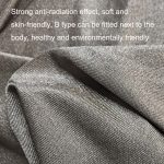 ZDY-1 Gestrickte Sterlingsilber-Faser Silberionen Weiches Anti-Strahlungs-Gewebe Antibakterielle Maske Stretch-Gewebe, Größe: 1 Quadratmeter – Bild 5