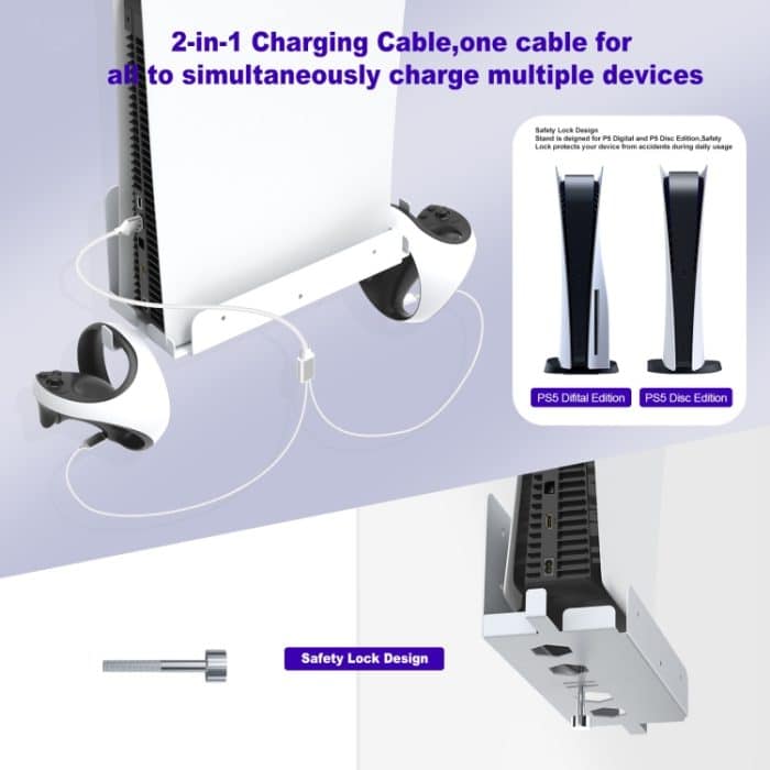 Für PS5 / PS VR2-Serie JYS JYS-P5163 Helm-Headset-Host-Griff-Lagerregal – Bild 5