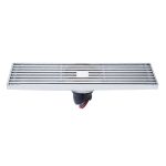 8 x 30 cm verlängerter Bodenablauf aus Vollkupferstreifen, Stil:, K8034 Chrome Plated+Black Straight Row, K8034 Chrome Plated+Copper Self Seal, K8034 Chrome Plated+5.5 Deep Water Seal, K8034 Chrome Plated+Magnetic Suspension...