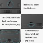 PTH-9C Gasdetektor Infrarot-Kohlendioxiddetektor Temperatur- und Feuchtigkeitsmesser – Bild 4