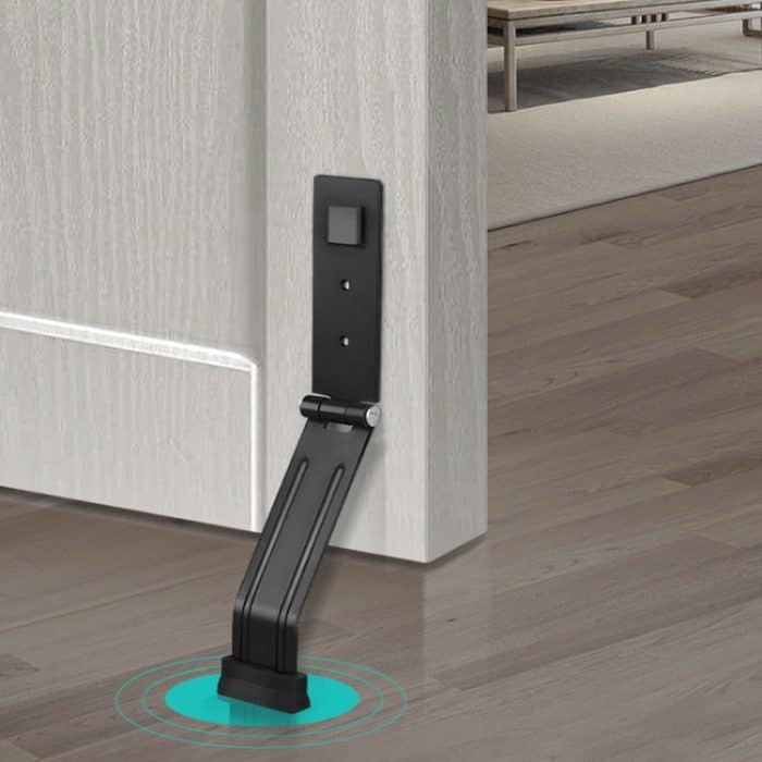 Magnetischer Türstopper mit Pedal zum Öffnen und Schließen der Tür für die Unterseite der Tür, Magnetic Door Stopper Black, Magnetic Door Stopper White – Bild 1