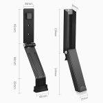 Magnetischer Türstopper mit Pedal zum Öffnen und Schließen der Tür für die Unterseite der Tür, Magnetic Door Stopper Black, Magnetic Door Stopper White – Bild 3