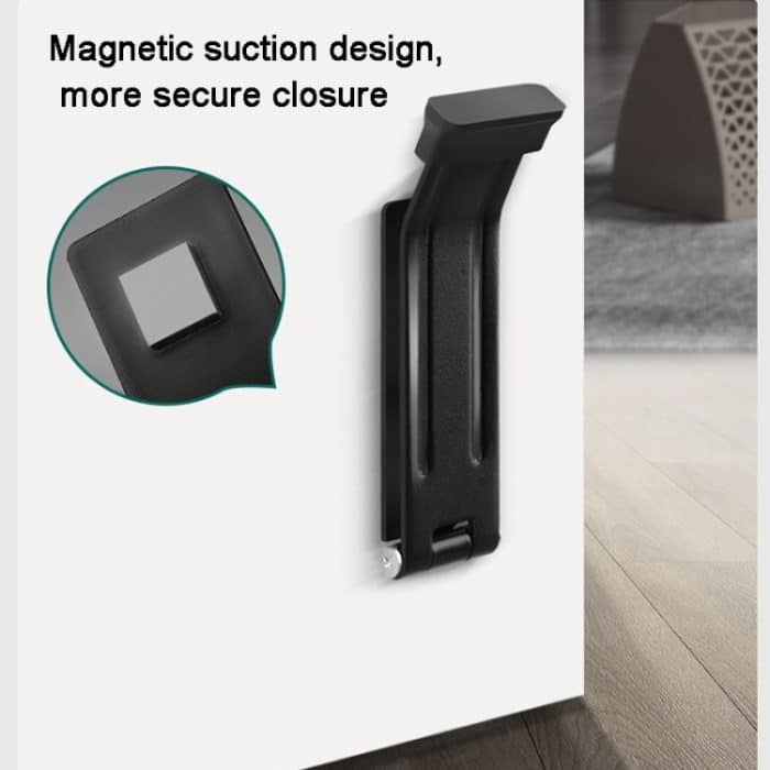 Magnetischer Türstopper mit Pedal zum Öffnen und Schließen der Tür für die Unterseite der Tür, Magnetic Door Stopper Black, Magnetic Door Stopper White – Bild 5