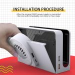 Für Nintendo Switch OLED SWL138 Spielkonsole Lüfter Host Lagerung Basis Kühlung Halterung, SWL138 – Bild 6