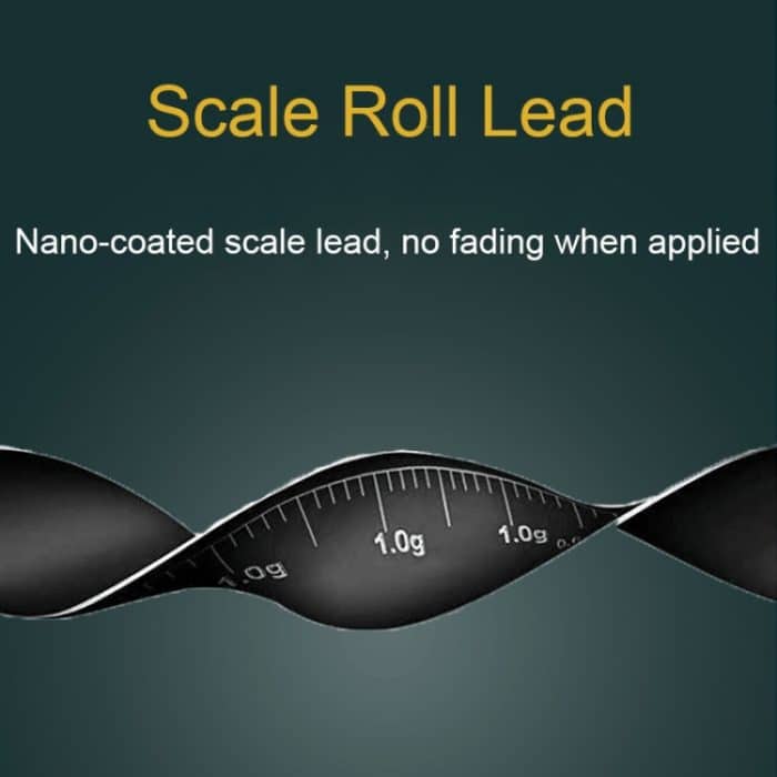 10 Rollen Outdoor Angeln Anti-Tangle Spotted Invisible Line Set mit Skala, 3.6m – Bild 6