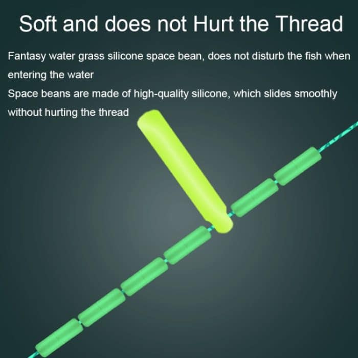 10 Rollen Outdoor Angeln Anti-Tangle Spotted Invisible Line Set mit Skala, 5.4m – Bild 4