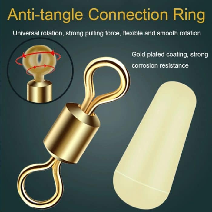 10 Rollen Outdoor Angeln Anti-Tangle Spotted Invisible Line Set mit Skala, 7.2m – Bild 5