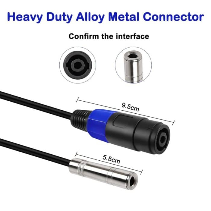 Audio Kabel, 4 Core Ommus Female To 6.35mm Female, 4 Core Ommus Female To 6.35mm Male – Bild 3