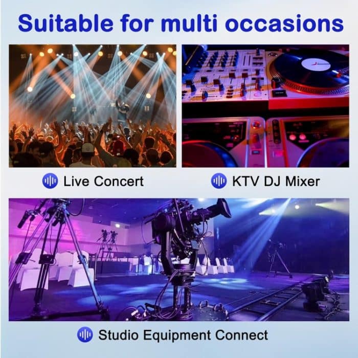 Audio Kabel, 4 Core Ommus Female To 6.35mm Female, 4 Core Ommus Female To 6.35mm Male – Bild 8