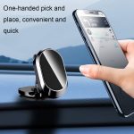 U18 Mini Auto faltbare rotierende magnetische Handy-Navigationshalterung, U18 (Black), U18 (Silver) – Bild 4