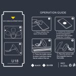 U18 Mini Auto faltbare rotierende magnetische Handy-Navigationshalterung, U18 (Black), U18 (Silver) – Bild 5
