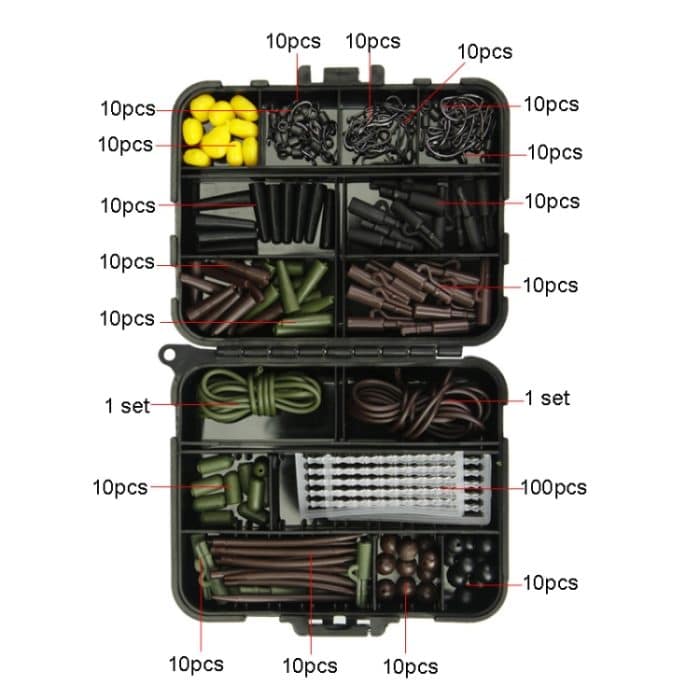 Angelhaken-Schwenker-Angelzubehör-Set Angelausrüstung, 272pcs/set – Bild 4