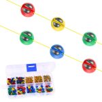 HENGJIA JI081-1 212 teile/schachtel Bissblei Angeln Gewichtetes Zubehör Set