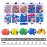 HENGJIA JI081-1 212 teile/schachtel Bissblei Angeln Gewichtetes Zubehör Set – Bild 4