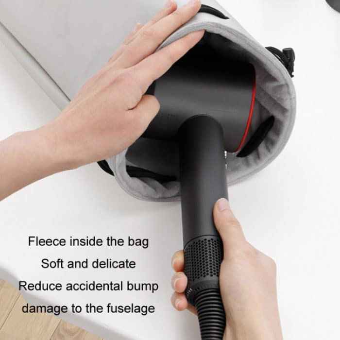 Baona DS-003 für Dyson Haartrockner, komplettes Zubehör, PU-Aufbewahrungstasche, DS-003 Black, DS-003 Grey – Bild 5