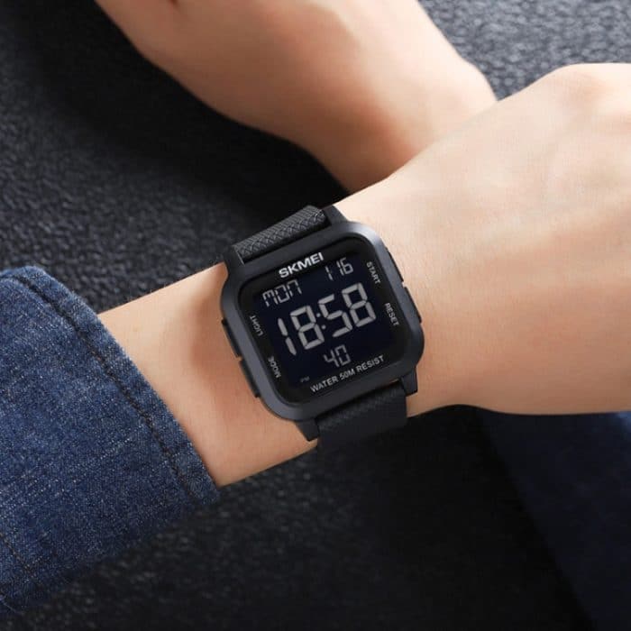 SKMEI 1894 Square Sports wasserdichte Student einfache multifunktionale leuchtende Uhr, 1894 – Bild 7