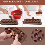 10 stücke Ostern Mini Buntes Ei Silikon Schokoladenform – Bild 6