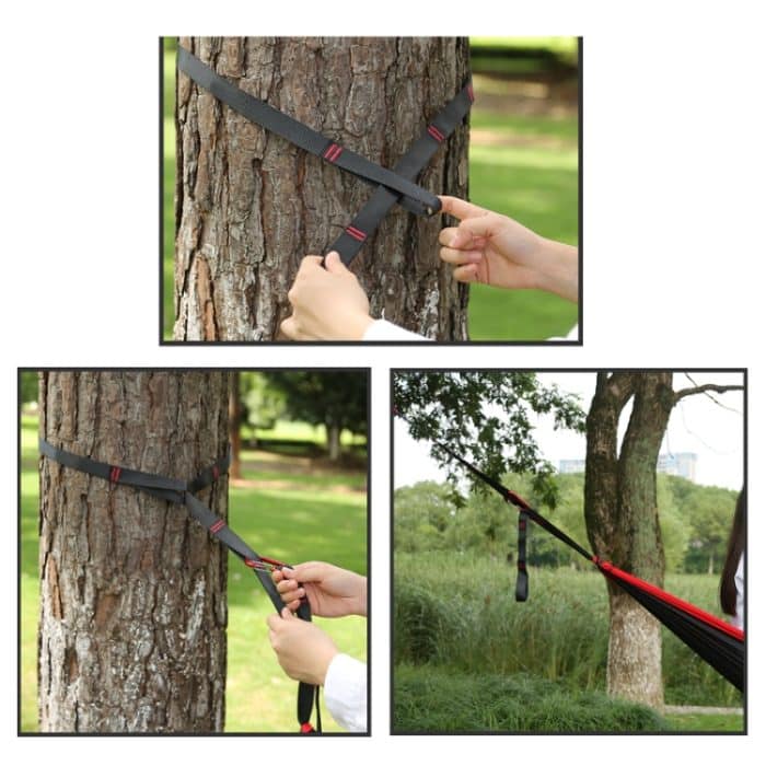 XINDA 2 m Hängematte Sling + Quick Buckle Set Swing Rope Strap – Bild 6