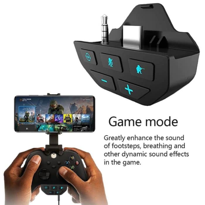 Für Microsoft Xbox One S / X / Elite HS-XO193A Gamepad Sound Enhancer 3,5 mm Konverter Kopfhöreradapter, For Xbox One S / X / Elite – Bild 4