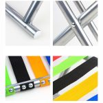 Metallrohr Outdoor Klappstuhl Angelhocker Camping Tragbarer Hocker, Medium (25.5cm) Random Color, Large (31.5cm)  Army Green Tube, Large (31.5cm) White Tube – Bild 5