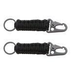 2 Stück Outdoor Klettern Adler Schnabel Schnalle Regenschirm Seil handgewebte Schlüssel hängende Schnalle, Hanging Buckle(Black), Hanging Buckle(Army Green), Hanging Buckle(Army Green Camouflage), Hanging Buckle(Black+Orange)