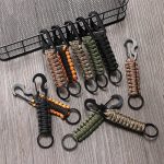2 Stück Outdoor Klettern Adler Schnabel Schnalle Regenschirm Seil handgewebte Schlüssel hängende Schnalle, Hanging Buckle(Black), Hanging Buckle(Army Green), Hanging Buckle(Army Green Camouflage), Hanging Buckle(Black+Orange) – Bild 3