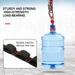 XINDA Outdoor Klettern Daisy Chain Rope Sling Strap Abseilen bergab, 25cm Red, 52cm Black – Bild 5