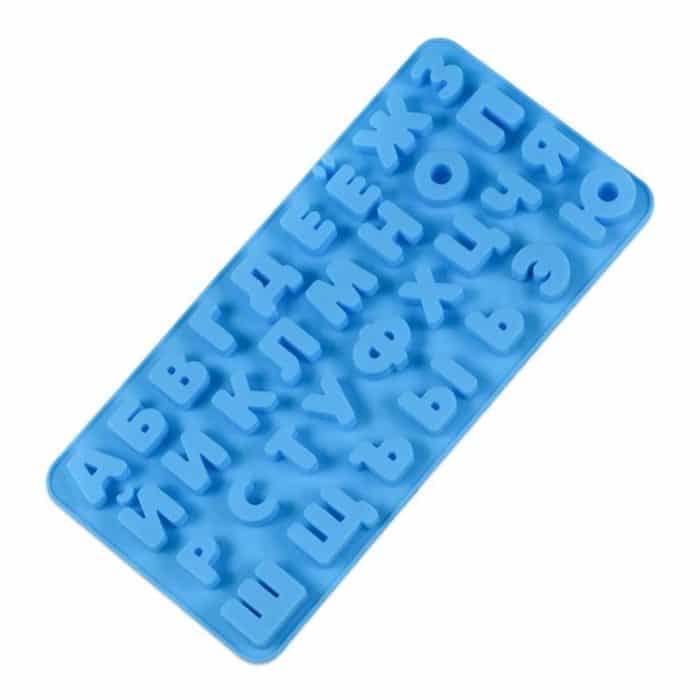 Chocolate Fudge Jelly Silikon Russische Buchstaben Form Eisgitter – Bild 2