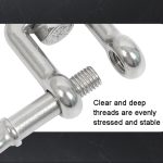 304 Edelstahl 360 Grad drehbarer 8-förmiger Ketten-Sicherungsring-Verbindungshaken-Drehgelenk, M8, M10, M12 – Bild 5