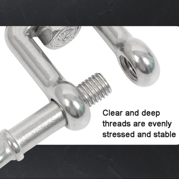 304 Edelstahl 360 Grad drehbarer 8-förmiger Ketten-Sicherungsring-Verbindungshaken-Drehgelenk, M8, M10, M12 – Bild 5