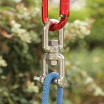 304 Edelstahl 360 Grad drehbarer 8-förmiger Ketten-Sicherungsring-Verbindungshaken-Drehgelenk, M8, M10, M12 – Bild 6