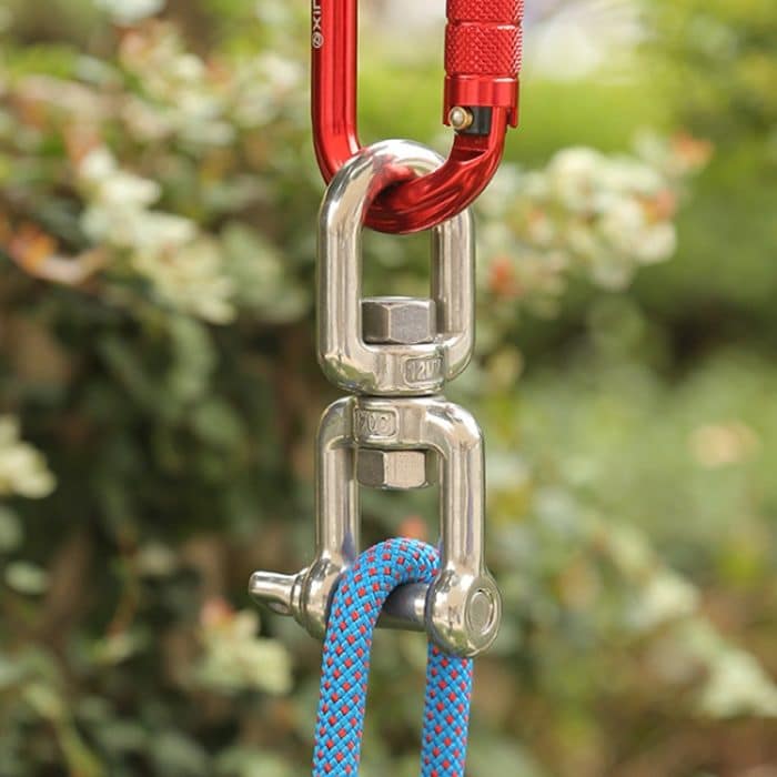 304 Edelstahl 360 Grad drehbarer 8-förmiger Ketten-Sicherungsring-Verbindungshaken-Drehgelenk, M8, M10, M12 – Bild 6