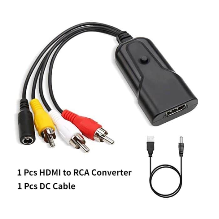 K13W HDMI zu AV 1080P HD-Konverter, Kabellänge: 0,5 m, K13W HDMI to AV – Bild 2
