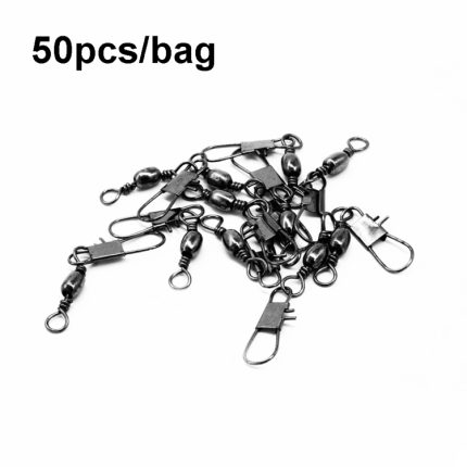 HENGJIA SS007 50 Stück/Beutel B-Pin-Stecker 8-förmiges Drehschlaufen-Zubehör, 1+5B (56mm), 2+4B (49mm), 3+4B (49mm), 4+4B (45mm), 5+3B (42mm)