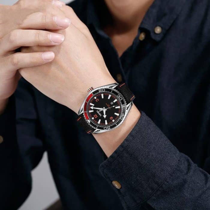 SKMEI 9291 Drehbares Zifferblatt Herrenuhr Outdoor Casual Business Wasserdichte Quarzuhr – Bild 6