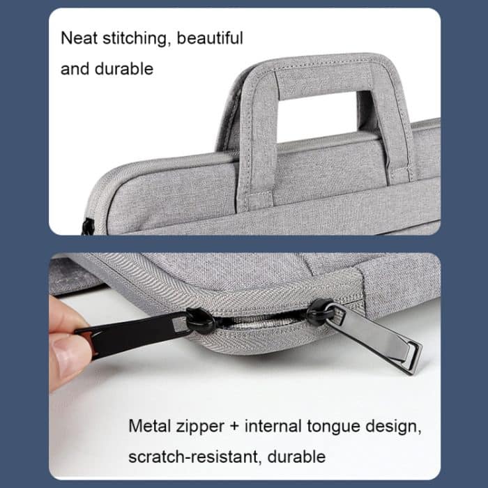 ST03 Wasserdichte Laptop-Aufbewahrungstasche, Aktentasche, Laptop-Hülle mit mehreren Fächern, 11.6-12.5 inches, 13.3 inches, 14.1-15.4 inches, 15.6 inches – Bild 6