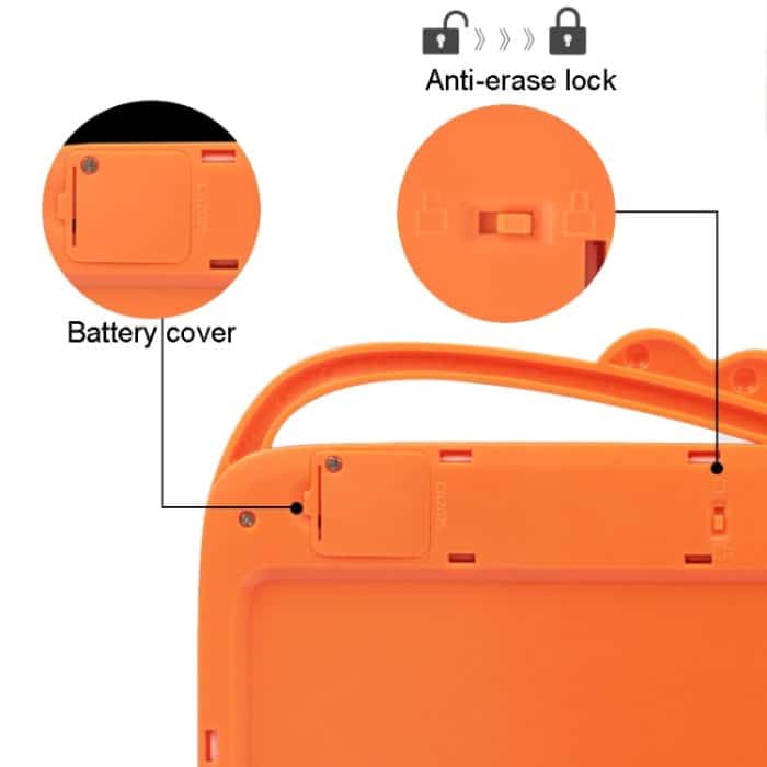 10 Zoll Cartoon Dinosaurier LCD Schreibtafel Bunte Kinder Maltafel, 10 inch (Light Pink), 10 inch (Light Blue) – Bild 4