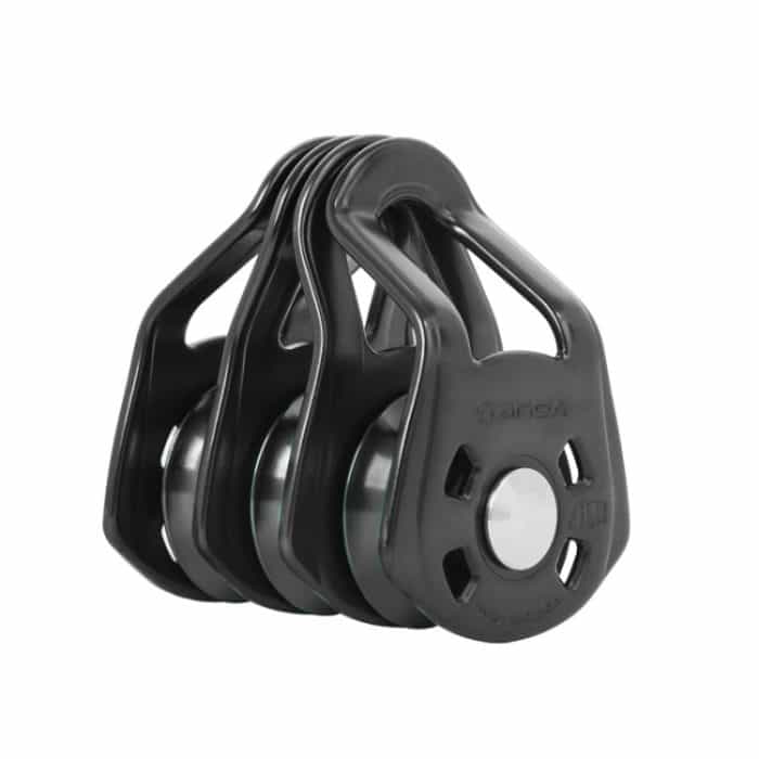 XINDA Outdoor Seilbahn mit drei Rollen überquert Klettern, Heben, Kugellager – Bild 1