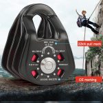 XINDA Outdoor Seilbahn mit drei Rollen überquert Klettern, Heben, Kugellager – Bild 5