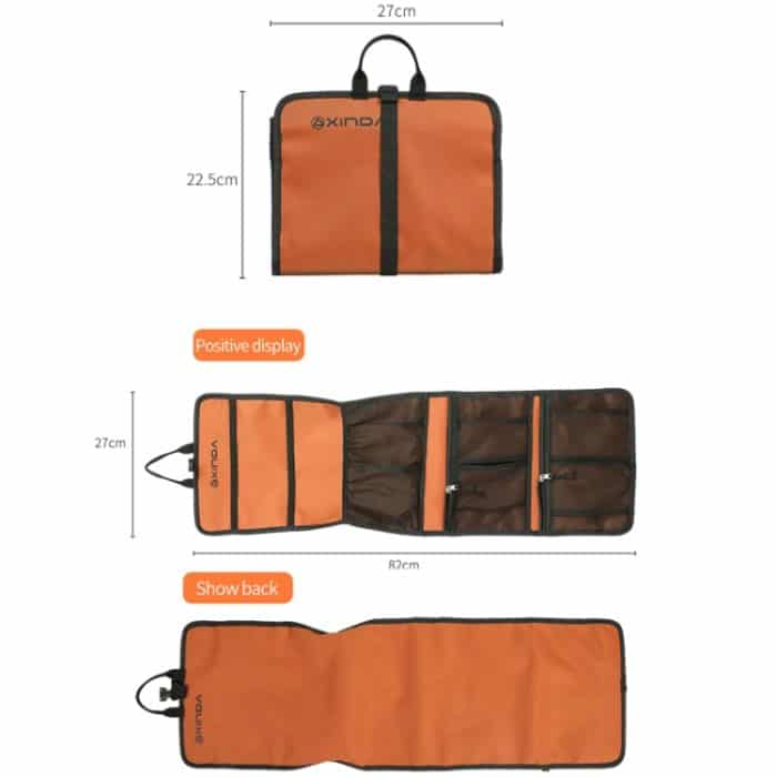 XINDA 320T Nylontasche Wasserdichte, verschleißfeste Expressschlingen Aufbewahrungstasche für Kletterwerkzeugausrüstung – Bild 3