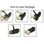 F26-2 26 Zähne Schneeberg rutschfeste Schuhe Abdeckung 201 Edelstahl Eisklauen, Größe:, XL Orange – Bild 5