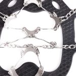 F13-3 13 Zähne Kinder Bergsteigen rutschfeste Schuhabdeckung Eis und Schnee rutschfeste Eisklauen, 13 Teeth Children (Black) – Bild 2