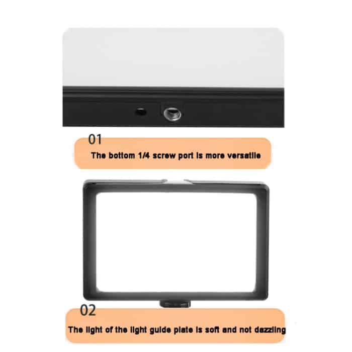 8 Zoll 3200-5500K Dreifarben-Temperaturfotografie-Flachbildschirm-Live-Fülllicht, Spezifikation:, Small Tripod, 30cm Bracket, 42cm Bracket, 0.5m Bracket, 0.5m Bracket +Bluetooth RC, 2.1m Bracket, 2.1m Bracket+Bluetooth RC, Overhead Bracket – Bild 5