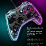 S03 Glare Transparentes kabelgebundenes Gamepad für Nintendo Switch/Sony PS/Computer – Bild 5